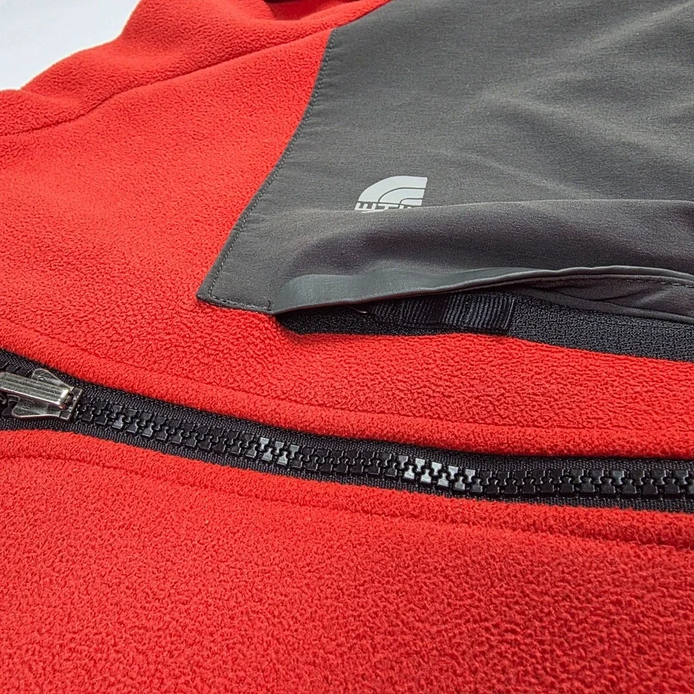 The North Face Jacket‎ Boys XL 18-20 Red Coat Fleece Lined Lightweight Hooded